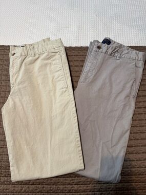 2 pairs Polo Ralph Lauren Chino Pants in khaki and Gray size 20